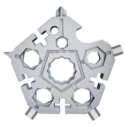 🔧 50% DE DESCONTO – Chave Multifunção 23 em 1 Forma de Floco de Neve | Compacta, versátil & prática para reparos