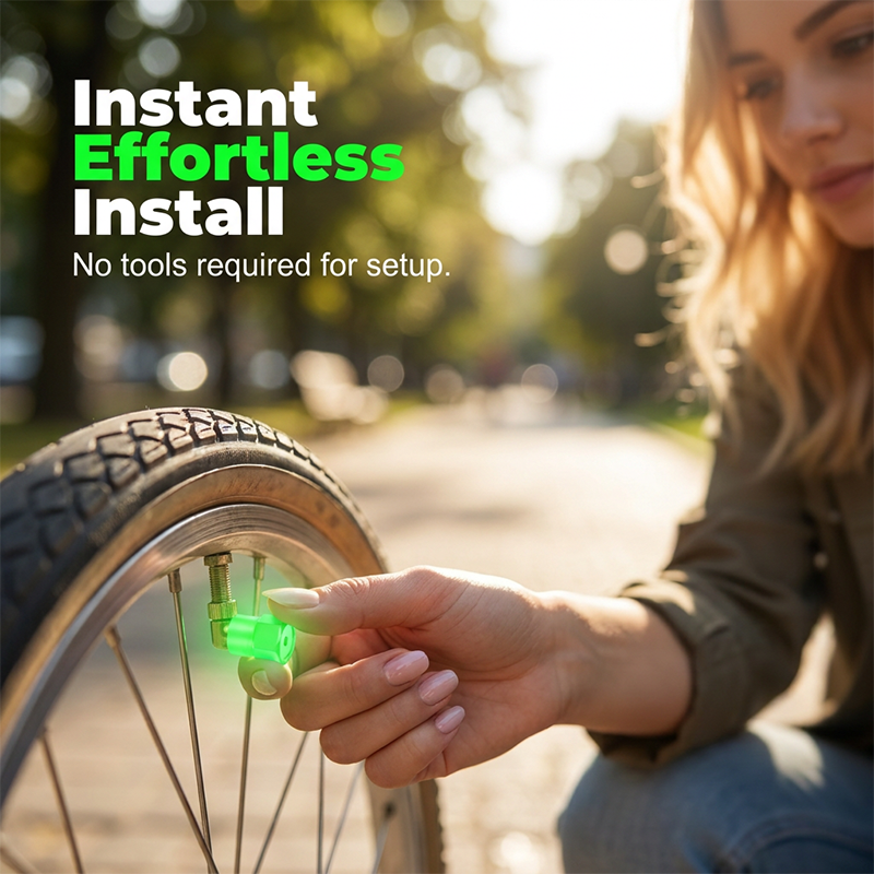 🚗 50% DE DESCONTO – Tampa de Válvula de Pneu Universal Luminosa | Visível à noite, fácil instalação & segurança extra