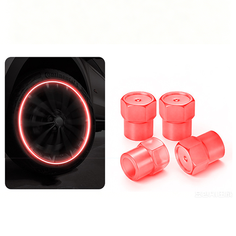 🚗 50% DE DESCONTO – Tampa de Válvula de Pneu Universal Luminosa | Visível à noite, fácil instalação & segurança extra