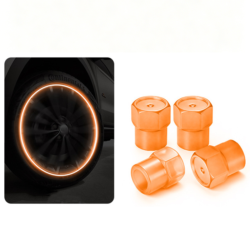 🚗 50% DE DESCONTO – Tampa de Válvula de Pneu Universal Luminosa | Visível à noite, fácil instalação & segurança extra