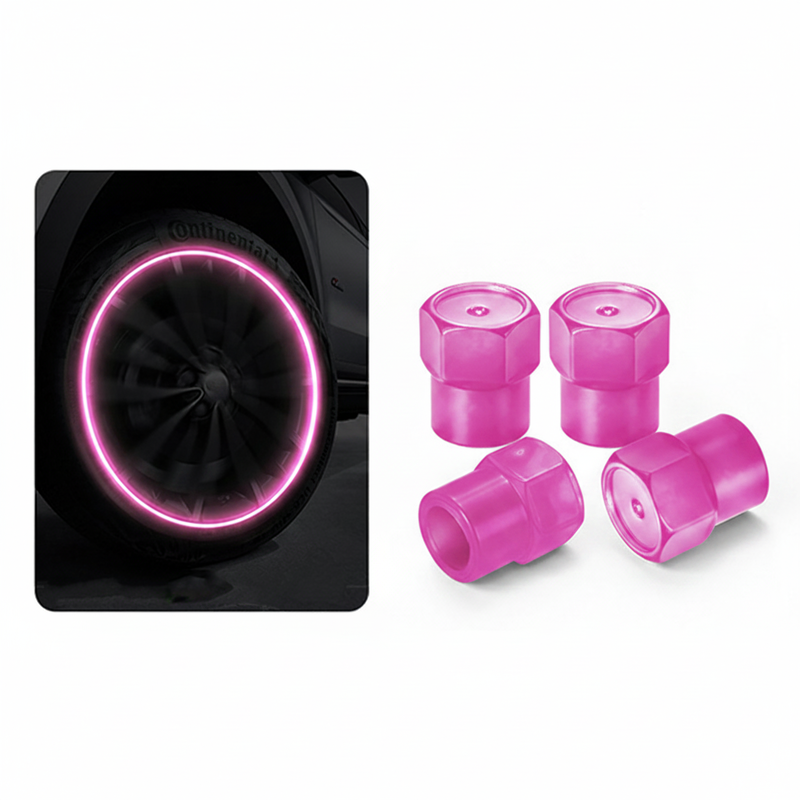 🚗 50% DE DESCONTO – Tampa de Válvula de Pneu Universal Luminosa | Visível à noite, fácil instalação & segurança extra