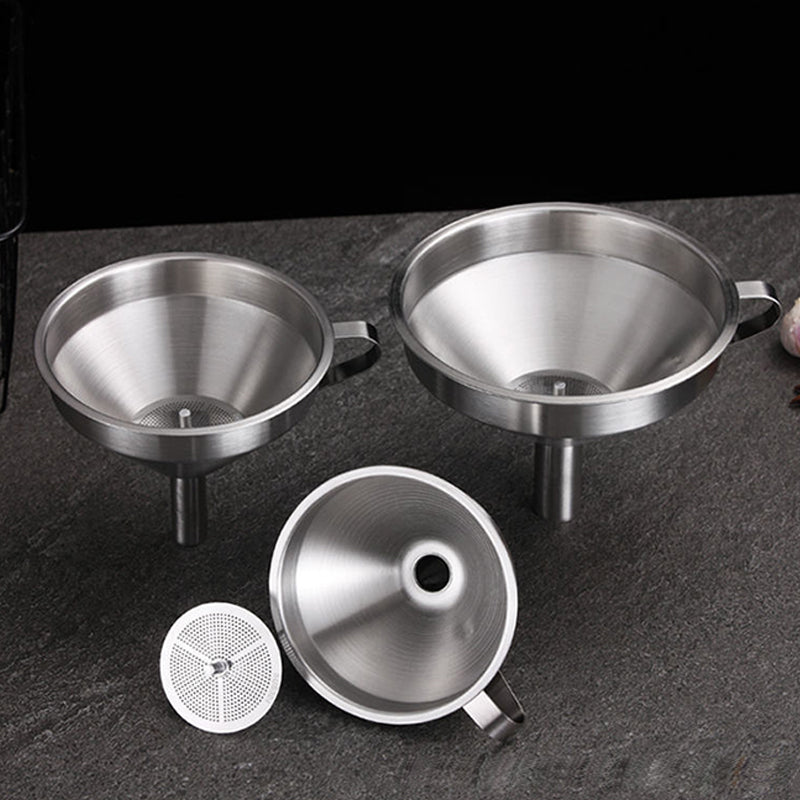 🔧 50% DE DESCONTO – Funil de Filtro em Aço Inoxidável | Durável, eficiente & ideal para cozinha e laboratório