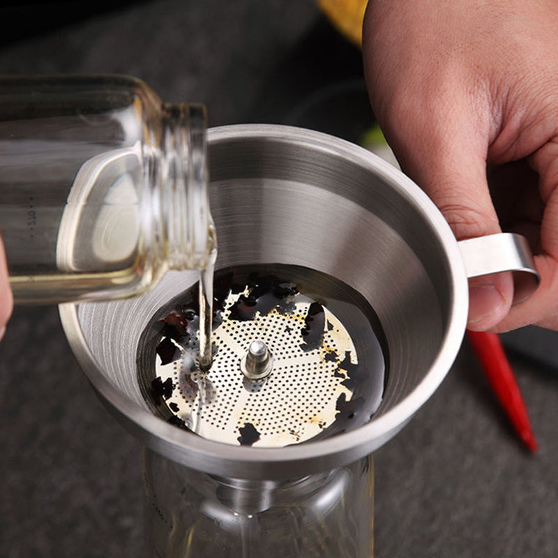 🔧 50% DE DESCONTO – Funil de Filtro em Aço Inoxidável | Durável, eficiente & ideal para cozinha e laboratório