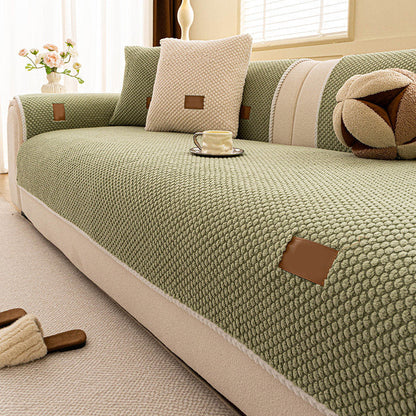 🛋️ 50% DE DESCONTO – Capa Antiderrapante para Sofá | Extra macia, lavável, resistente a arranhões & amiga dos pets 🐾