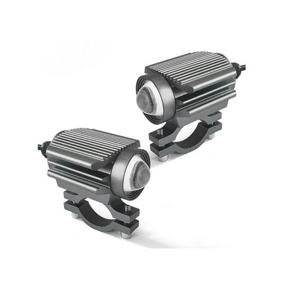 🏍️ 50% DE DESCONTO – Farol Auxiliar LED Universal para Moto | Duas cores, iluminação potente & fácil instalação