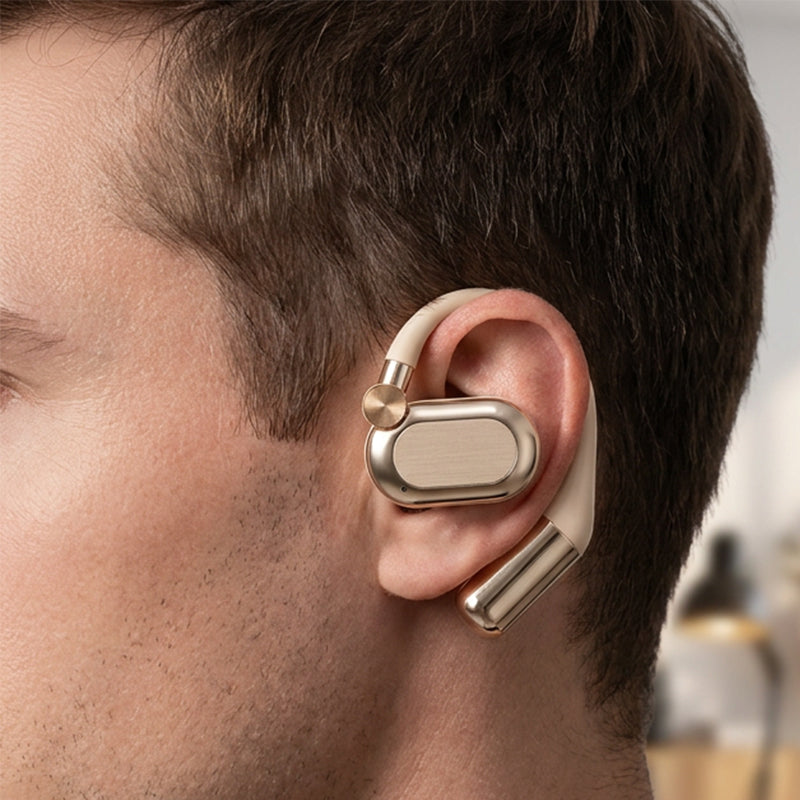 🎧 50% DE DESCONTO – Auscultadores Wireless Abertos com Ajuste Confortável | Leves, sem pressão & som ambiente natural