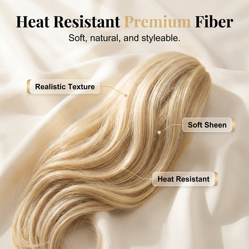💇‍♀️ 50% DE DESCONTO – Peruca de Rabo de Cavalo Alto Multicamadas | Nova coleção, volume natural & fácil de usar 🎀
