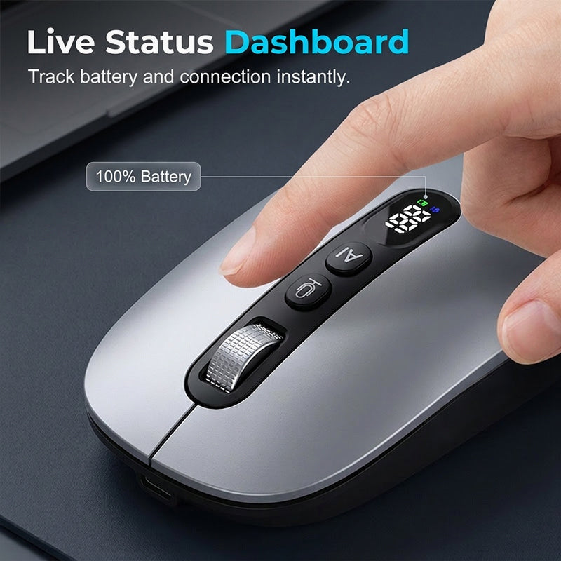 🖱️ 50% DE DESCONTO – Rato Sem Fios com Voz Inteligente AI | Comando por voz, prático & inovador 💬⏳