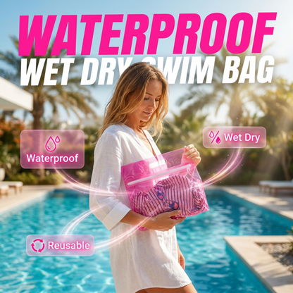 🏊 50% DE DESCONTO – Mochila Impermeável para Roupa de Banho | Leve, prática & ideal para piscina e praia