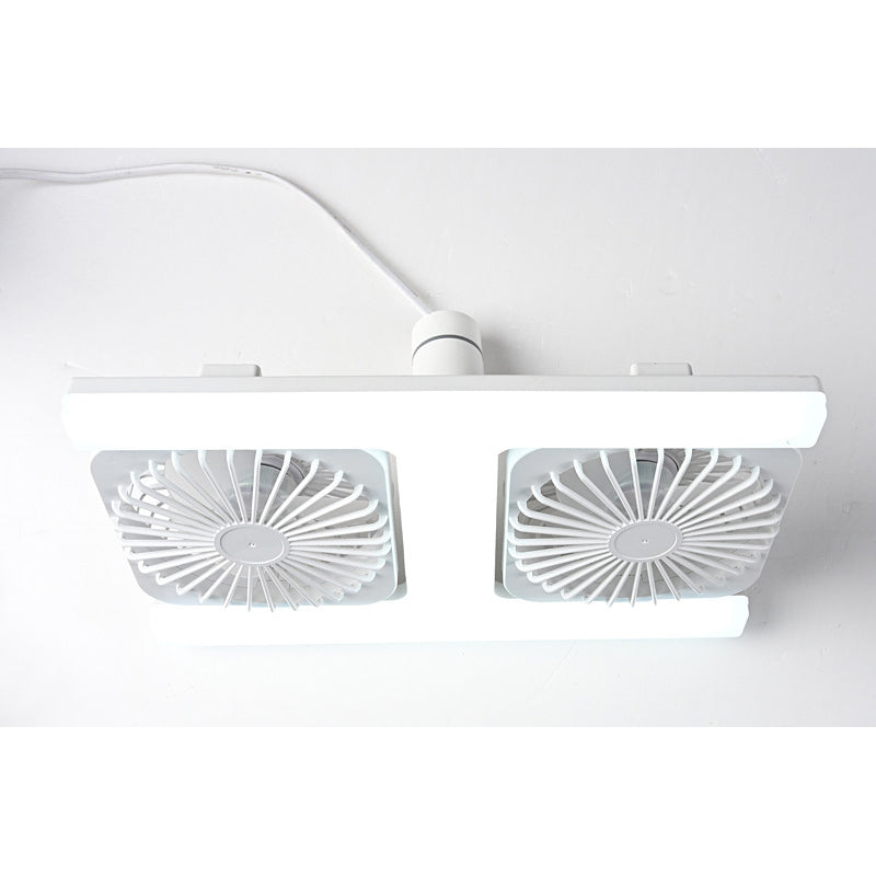 💡 50% DE DESCONTO – Ventilador de Teto Duplo com Luz LED | Design moderno, controle remoto & ideal para sala e quarto 🌬️✨