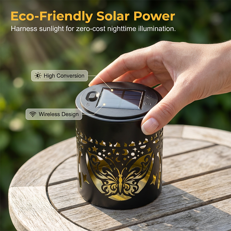 🌙 50% DE DESCONTO – Lâmpada Solar Projetora de Sombras para Exteriores | Decoração noturna, energia solar & fácil instalação ✨🌿