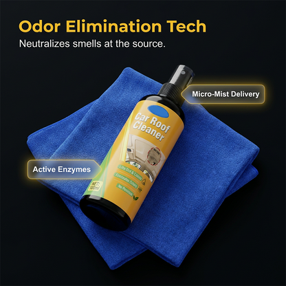🚗 50% DE DESCONTO – Limpador Profundo para Teto de Carro | Remove manchas, fácil aplicação & acabamento impecável 🧼