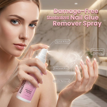 💅 50% DE DESCONTO – Spray Removedor de Adesivo para Unhas Postiças | Remove resíduos sem danificar, fácil aplicação & prática