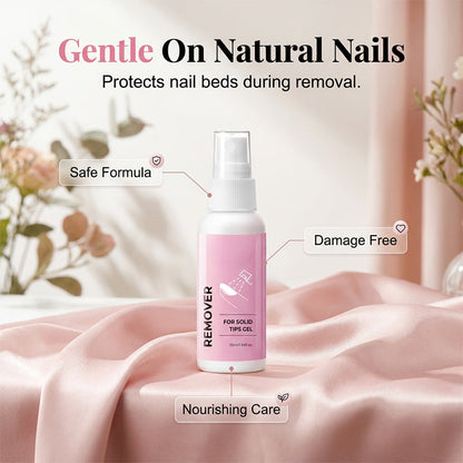 💅 50% DE DESCONTO – Spray Removedor de Adesivo para Unhas Postiças | Remove resíduos sem danificar, fácil aplicação & prática