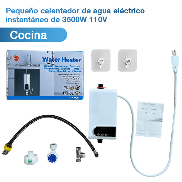 🔥 50% DE DESCONTO – Aquecedor de Água Elétrico Instantâneo 3500W 110V | Compacto, eficiente & ideal para cozinha e banheiro ⚡🛁