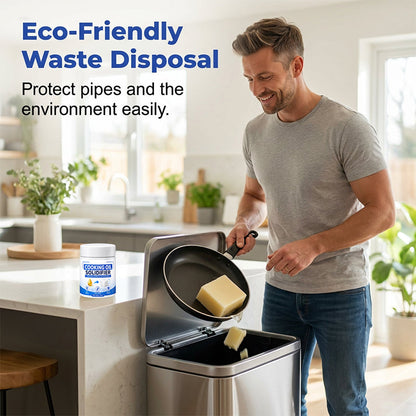 🍳 50% DE DESCONTO – Solidificador Instantâneo para Óleo de Cozinha | Transforma óleo em sólido, fácil descarte & prático 🧊♻️