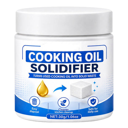 🍳 50% DE DESCONTO – Solidificador Instantâneo para Óleo de Cozinha | Transforma óleo em sólido, fácil descarte & prático 🧊♻️