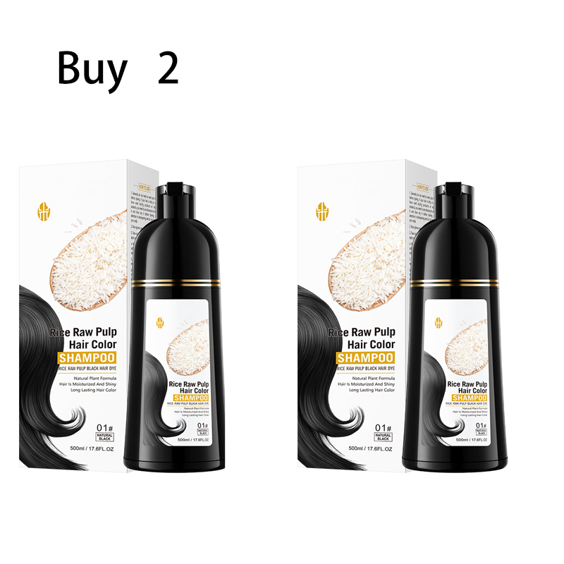 🖤 50% DE DESCONTO – Shampoo Tintura Instantânea para Cabelos Brancos | Cobertura rápida, cor intensa & fácil aplicação 💇‍♀️✨