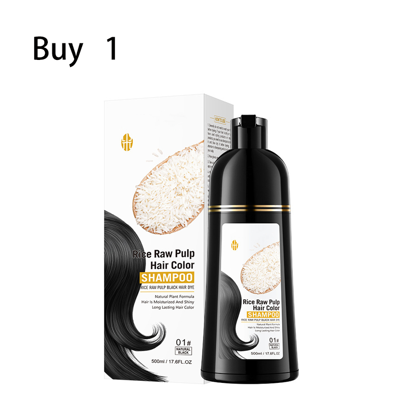 🖤 50% DE DESCONTO – Shampoo Tintura Instantânea para Cabelos Brancos | Cobertura rápida, cor intensa & fácil aplicação 💇‍♀️✨
