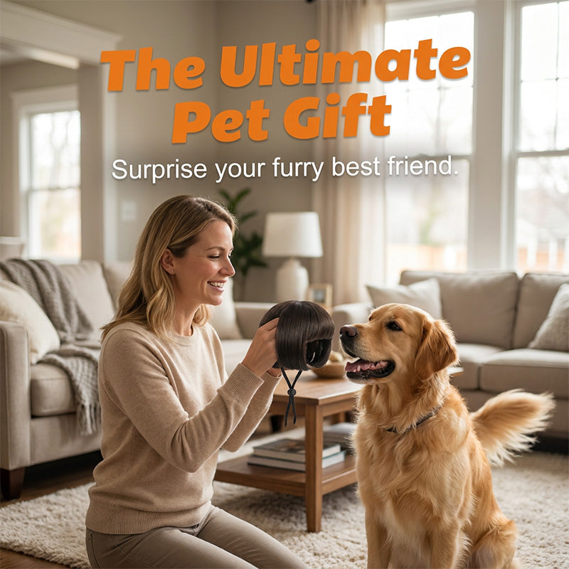 🎭 50% DE DESCONTO – Conjunto de Peruca Divertida para Pets | Último dia de oferta – apenas £9.99! Hilário, fácil de colocar & ideal para fotos 🐱✨