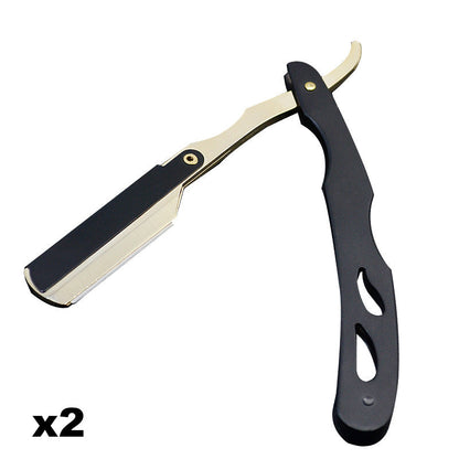 🪒 50% DE DESCONTO – Suporte para Navalha Reta Dobrável Manual | Compacto, seguro & fácil de guardar ✨🔪