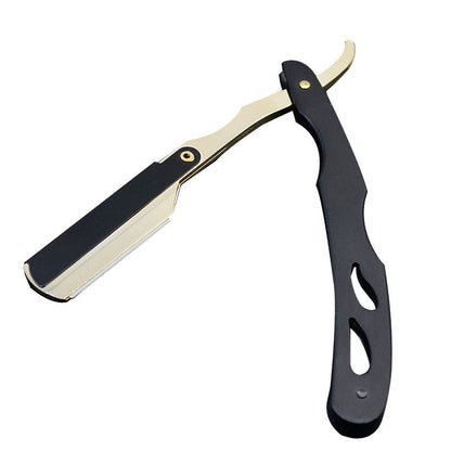 🪒 50% DE DESCONTO – Suporte para Navalha Reta Dobrável Manual | Compacto, seguro & fácil de guardar ✨🔪
