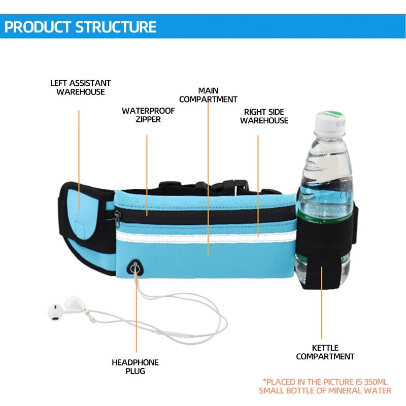 🏃 50% DE DESCONTO – Pochete Portátil para Corrida com Suporte para Telefone | À prova d'água, ajustável & ideal para esportes ao ar livre 📱💧