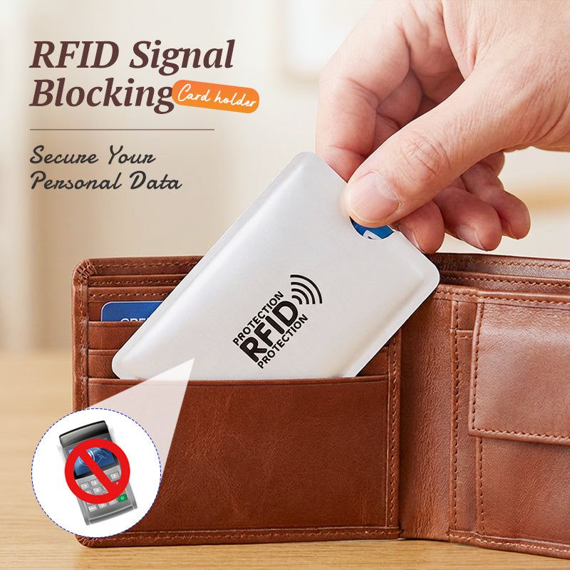 💳 50% DE DESCONTO – Capas Protetoras RFID para Cartões de Crédito | Bloqueia leituras indevidas, finas & práticas 🛡️🔒