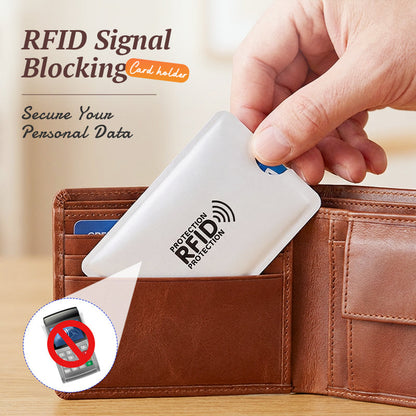 💳 50% DE DESCONTO – Capas Protetoras RFID para Cartões de Crédito | Bloqueia leituras indevidas, finas & práticas 🛡️🔒