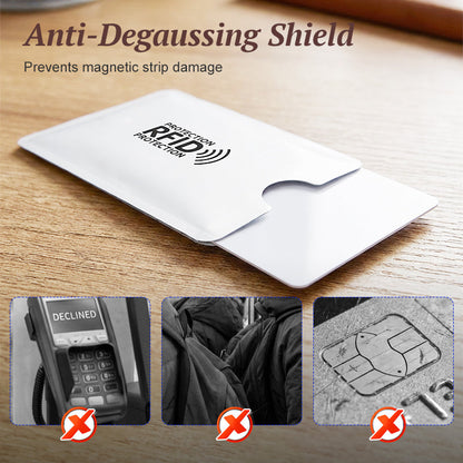 💳 50% DE DESCONTO – Capas Protetoras RFID para Cartões de Crédito | Bloqueia leituras indevidas, finas & práticas 🛡️🔒