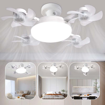 💡 50% DE DESCONTO – Ventilador de Teto 2 em 1 com Luz e Base E27 | Silencioso, com controlo remoto & economia de energia 🌀🏠