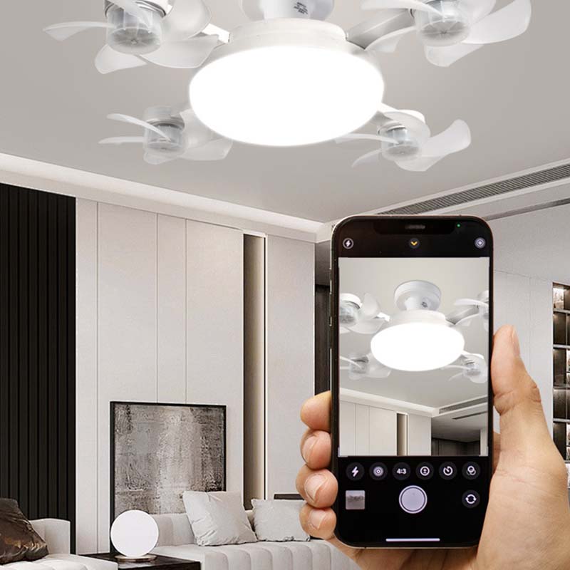 💡 50% DE DESCONTO – Ventilador de Teto 2 em 1 com Luz e Base E27 | Silencioso, com controlo remoto & economia de energia 🌀🏠