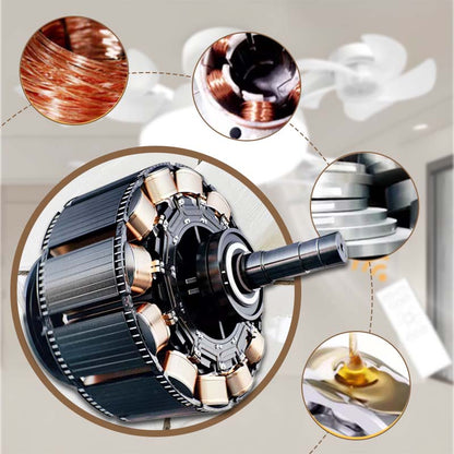 💡 50% DE DESCONTO – Ventilador de Teto 2 em 1 com Luz e Base E27 | Silencioso, com controlo remoto & economia de energia 🌀🏠