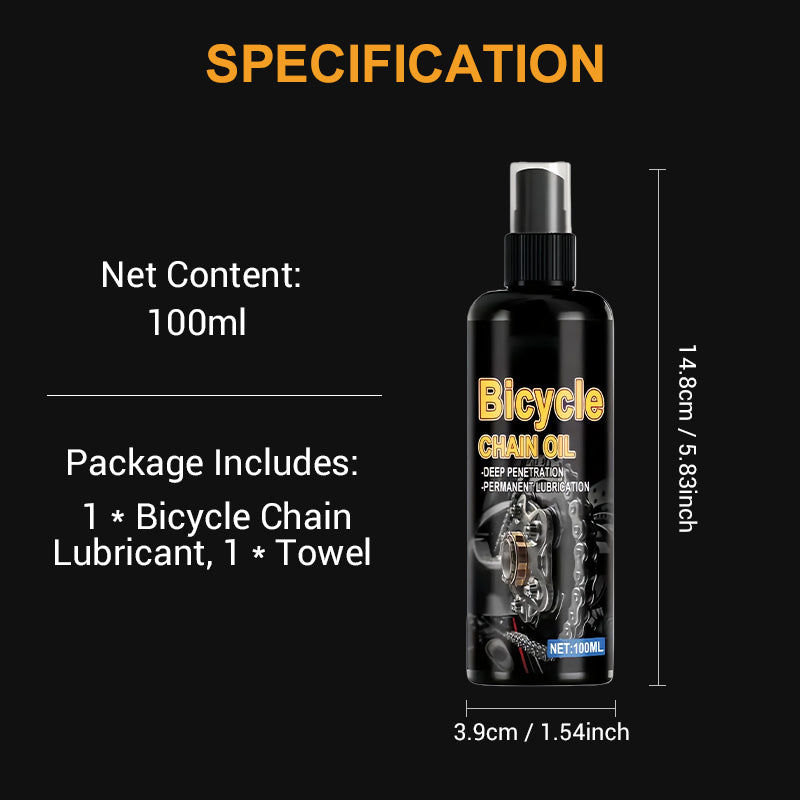 🔧 50% DE DESCONTO – Lubrificante para Corrente de Bicicleta | Proteção contra ferrugem, uso em todas as condições & duradouro