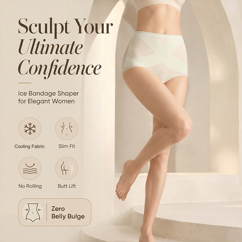 ✨ 50% DE DESCONTO – Cueca Sem Costuras com Controle Abdominal e Toque Refrescante | Suave, invisível & perfeita para o dia a dia
