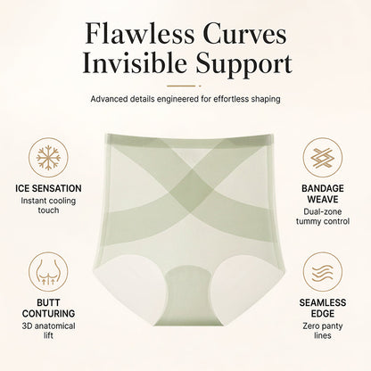 ✨ 50% DE DESCONTO – Cueca Sem Costuras com Controle Abdominal e Toque Refrescante | Suave, invisível & perfeita para o dia a dia