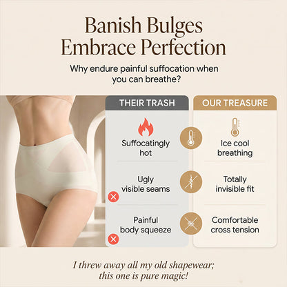 ✨ 50% DE DESCONTO – Cueca Sem Costuras com Controle Abdominal e Toque Refrescante | Suave, invisível & perfeita para o dia a dia