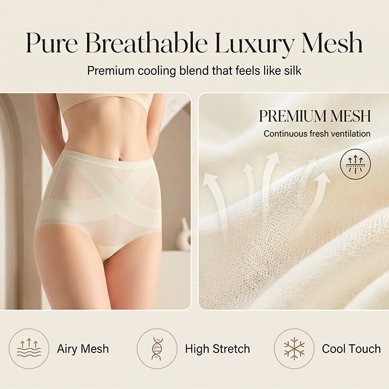 ✨ 50% DE DESCONTO – Cueca Sem Costuras com Controle Abdominal e Toque Refrescante | Suave, invisível & perfeita para o dia a dia