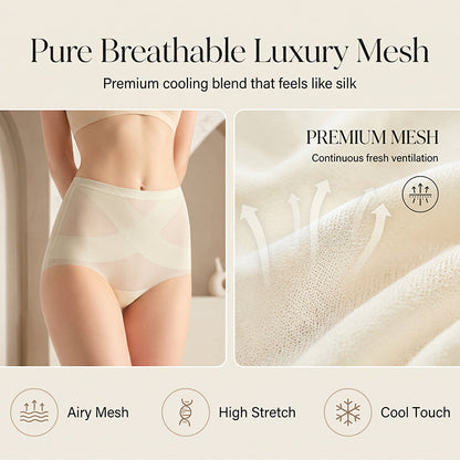 ✨ 50% DE DESCONTO – Cueca Sem Costuras com Controle Abdominal e Toque Refrescante | Suave, invisível & perfeita para o dia a dia
