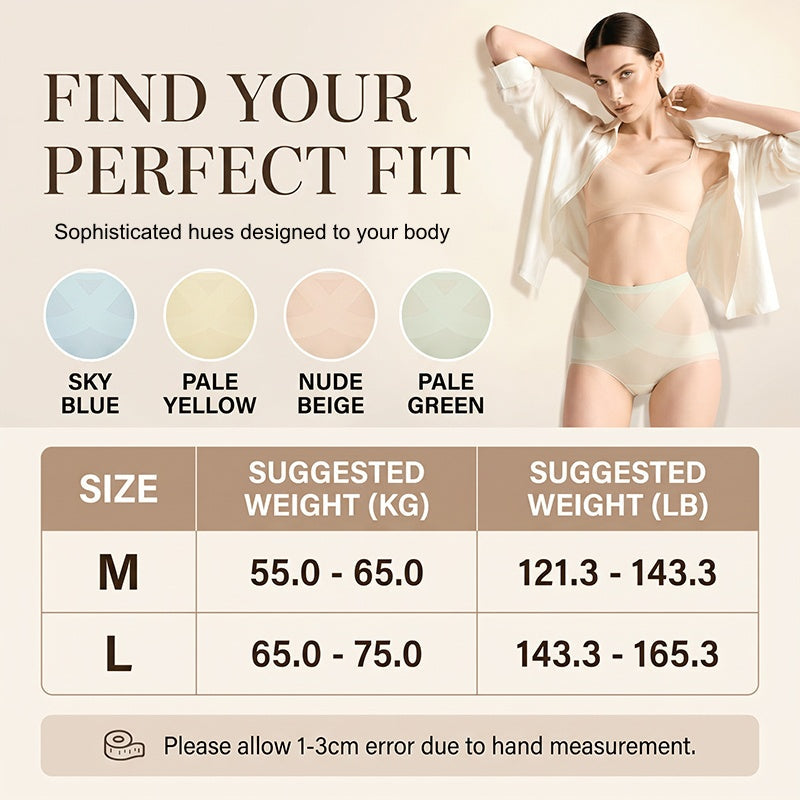 ✨ 50% DE DESCONTO – Cueca Sem Costuras com Controle Abdominal e Toque Refrescante | Suave, invisível & perfeita para o dia a dia