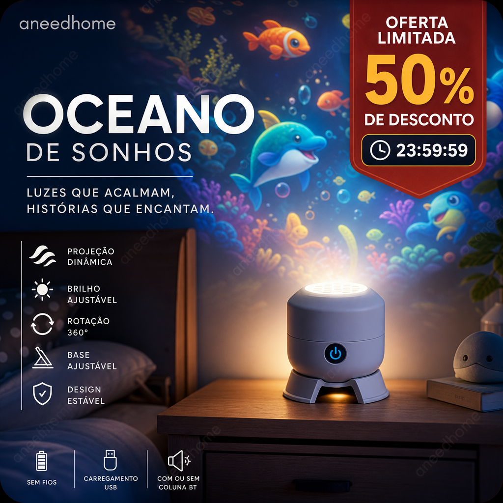 🎡 50% DE DESCONTO – Projetor LED Rotativo com Efeitos Dinâmicos | Mais de 50.000 unidades vendidas, decoração imersiva & ideal para festas ✨