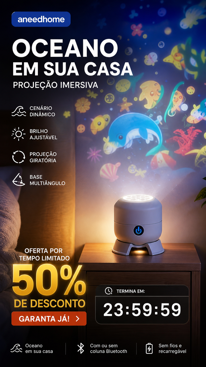 🎡 50% DE DESCONTO – Projetor LED Rotativo com Efeitos Dinâmicos | Mais de 50.000 unidades vendidas, decoração imersiva & ideal para festas ✨