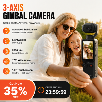 📸 50% DE DESCONTO – Edição Limitada 📸 Câmara de Bolso com Ecrã Rebatível | Selfies perfeitas, partilha instantânea & sem necessidade de edição